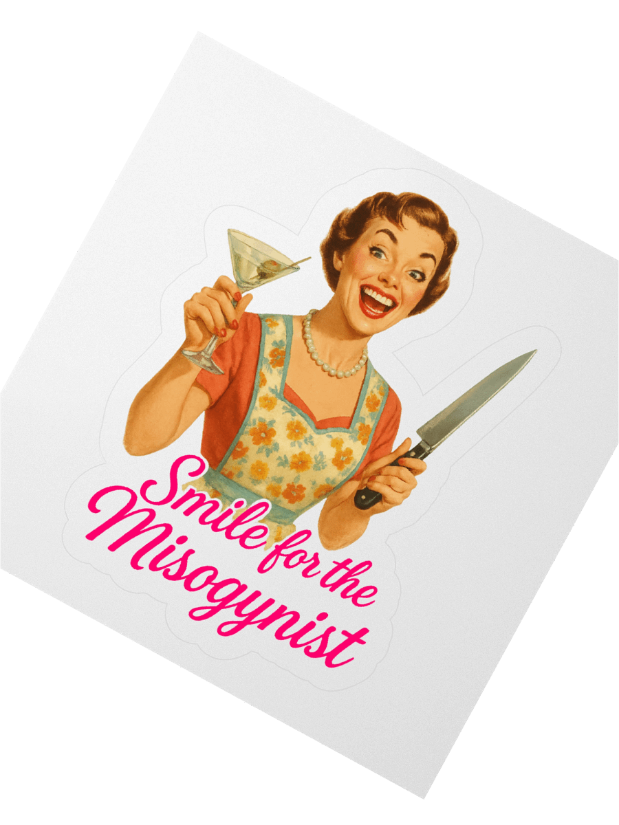 Smile For The Misogynist Sticker product image (6)