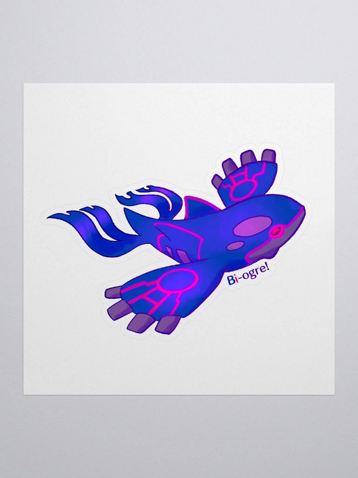 Bi-ogre Sticker! product image (1)