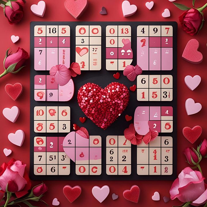 Cupid’s Challenge: Valentine Sudoku for Adults product image (1)