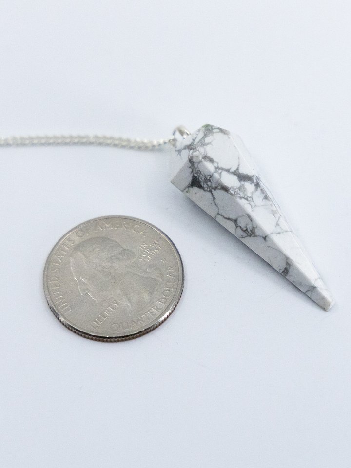 Howlite Crystal Pendulums product image (2)