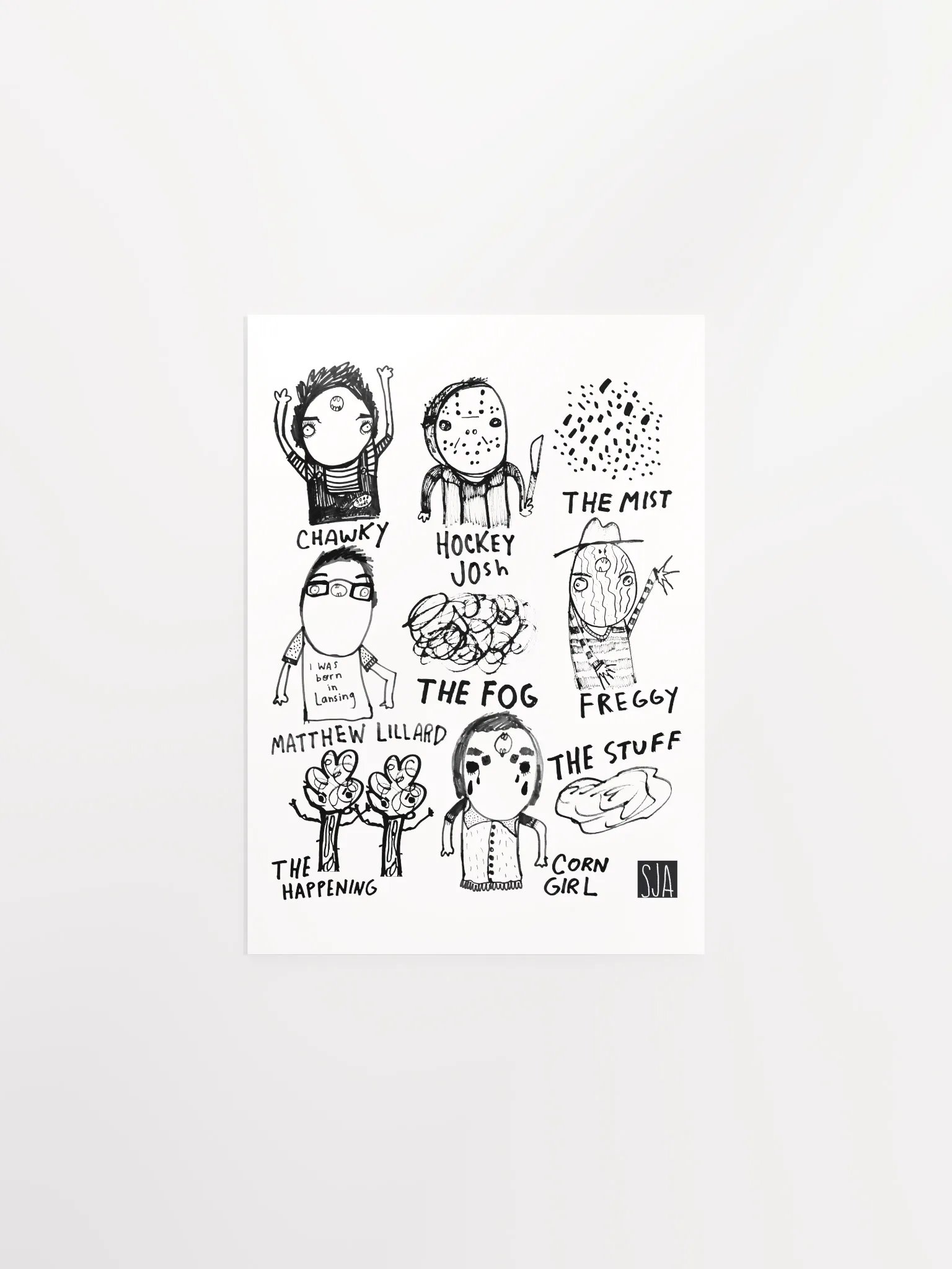 Horror Icons matte poster product image (1)