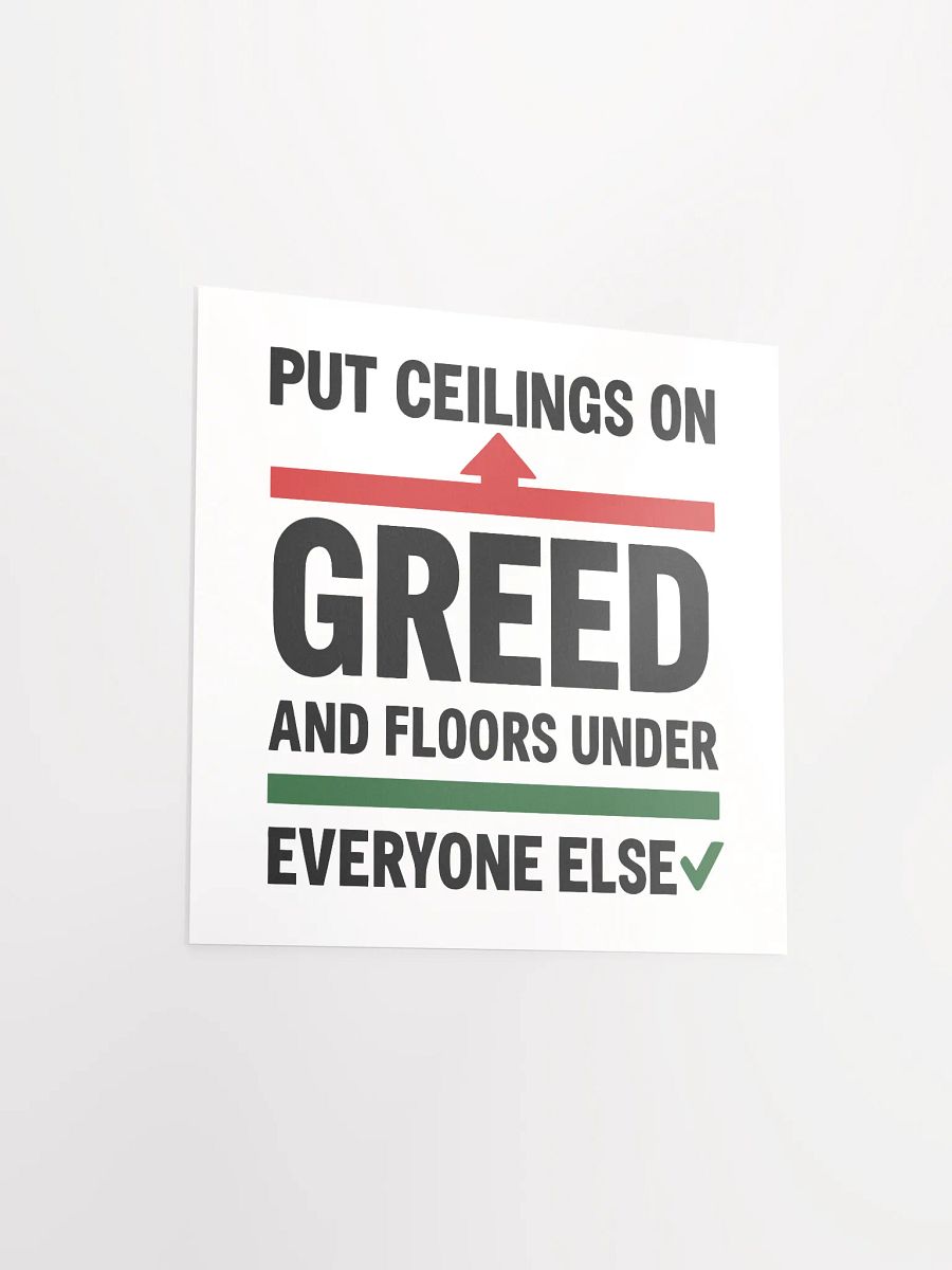Greed Limits Poster product image (11)