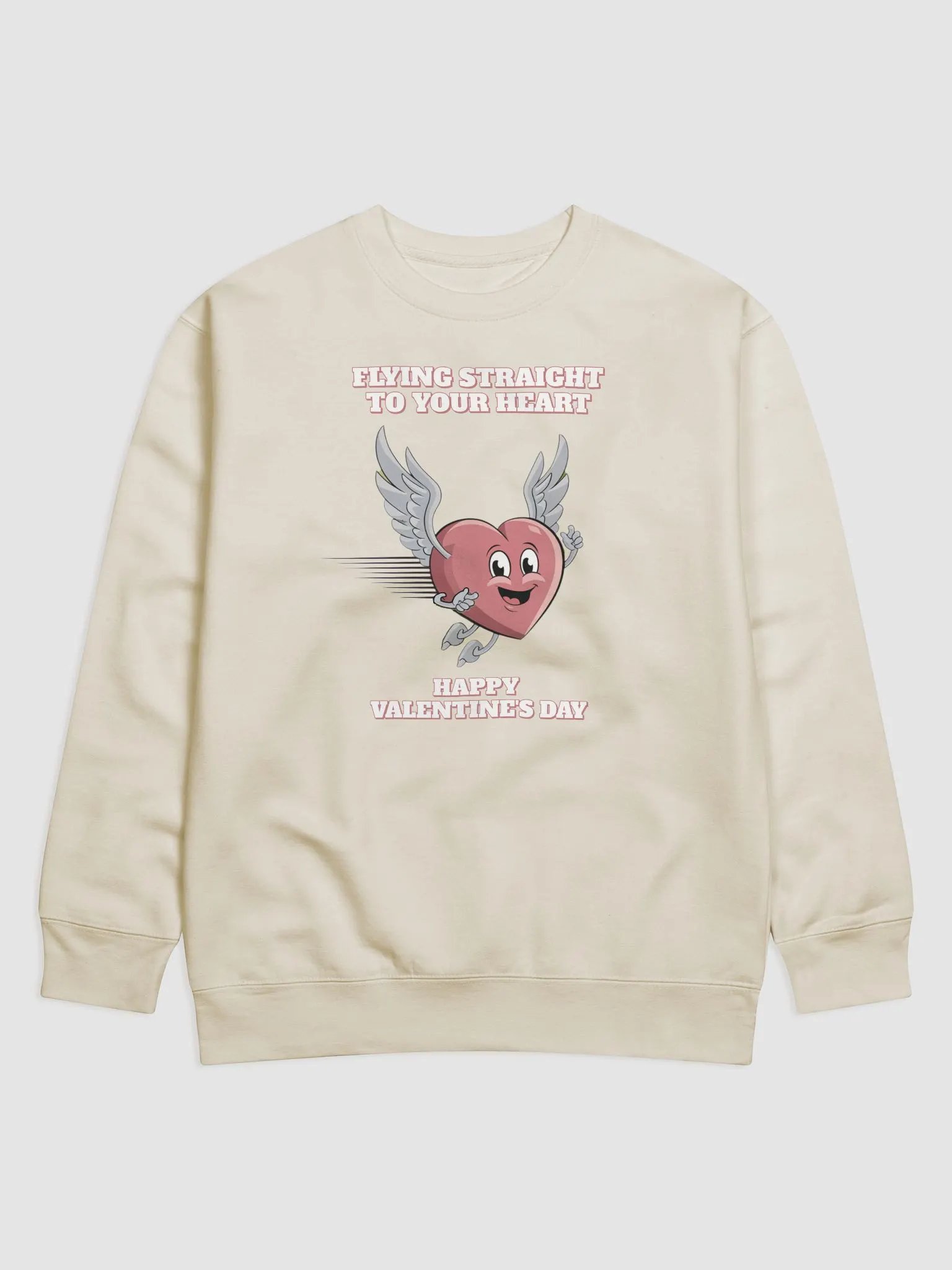 Flying Straight To Your Heart - Happy Valentine's Day Sweatshirt product image (17)