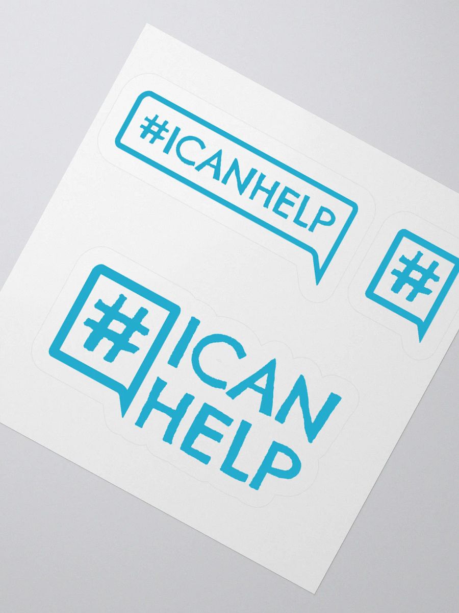 #ICANHELP Stickers product image (2)