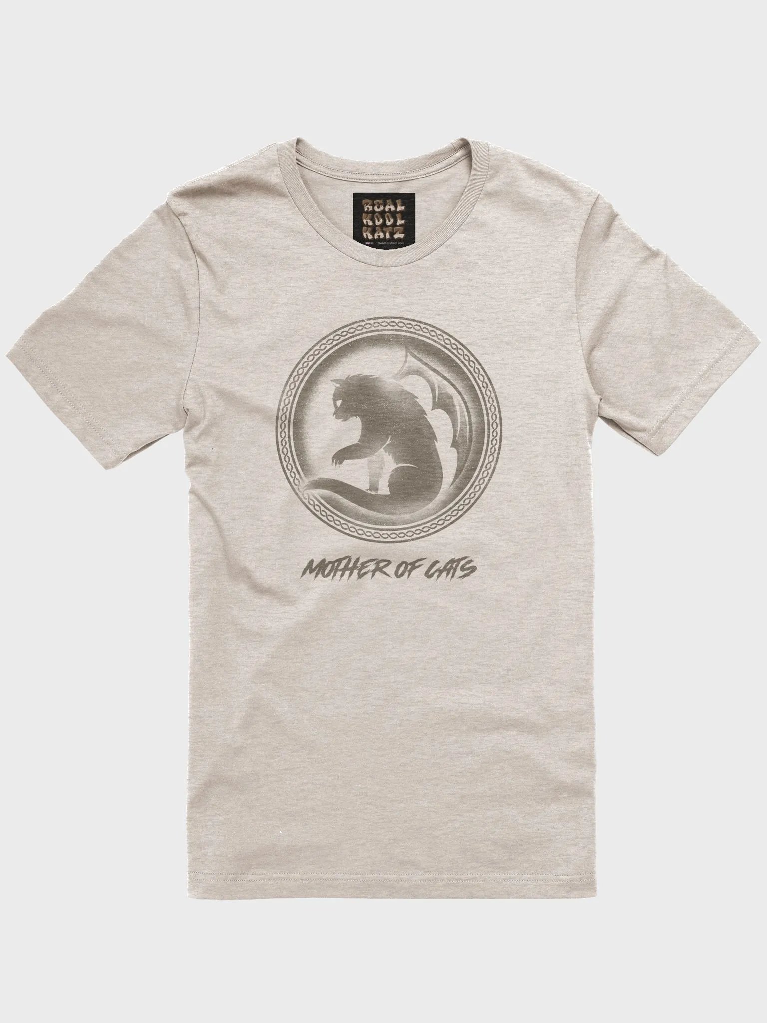 Mother Of Cats Beige/White TShirt product image (2)