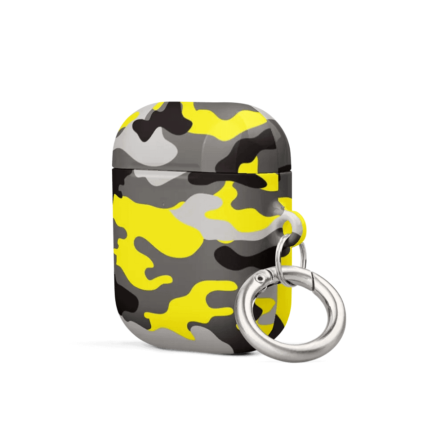 Yellow Camo AirPod Case product image (2)