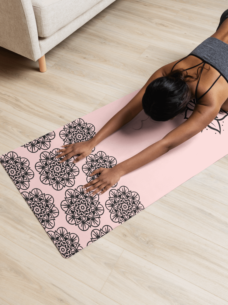 Pink Mandala Serenity Yoga Mat product image (4)