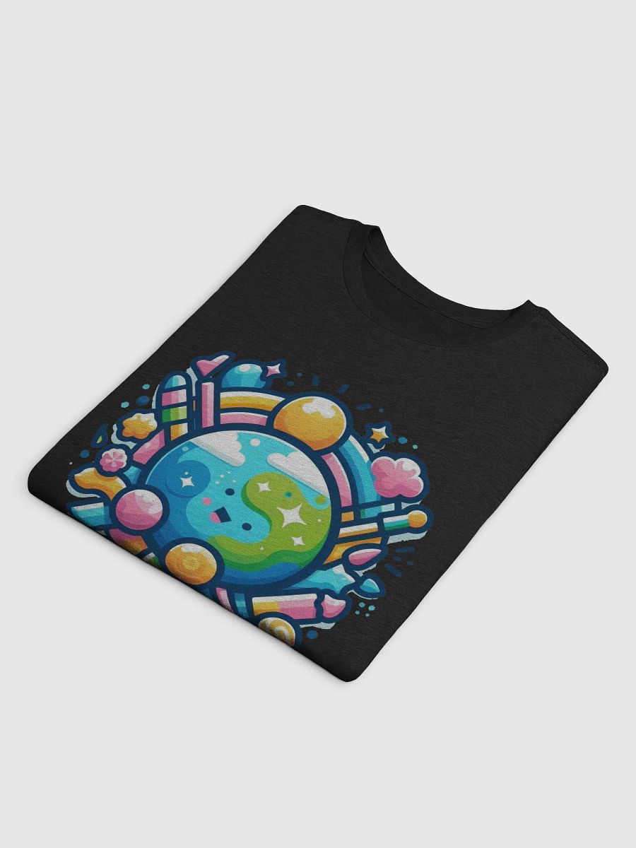 Whimsical Globe Smiles T-Shirt product image (25)
