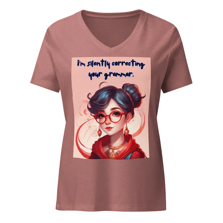 Grammar Police V-Neck Tee product image (4)