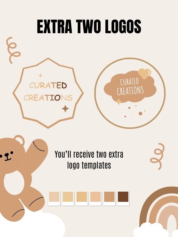 MRR/PLR Teddy Bear Logo for a Brand product image (8)