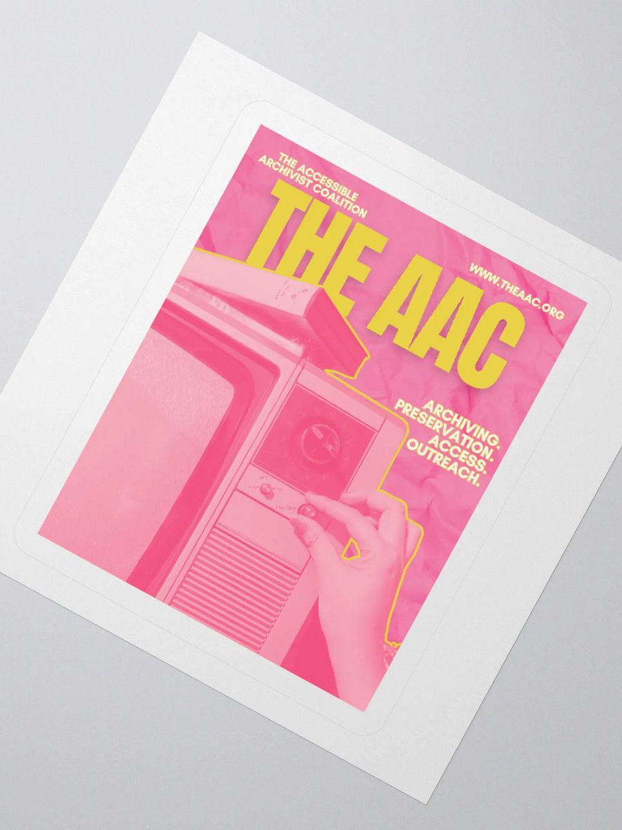 THE AAC STICKER - PINK product image (6)