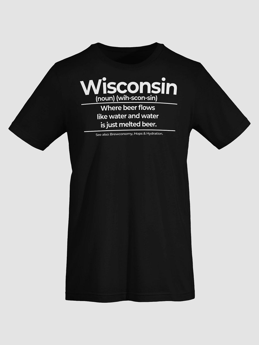 Beer – The Wisconsin Collection – Unisex T-Shirt product image (3)