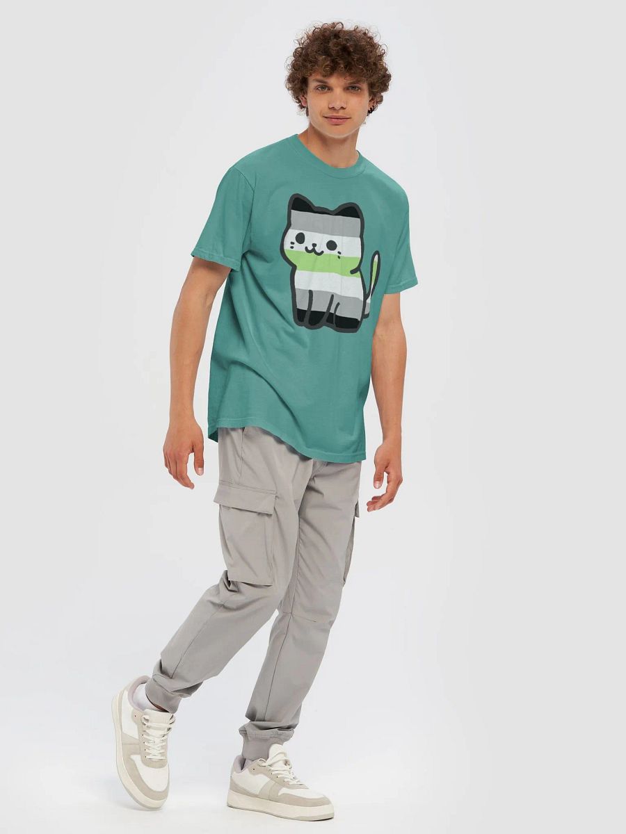 Agender Pride Kitty Man's Shirt product image (96)