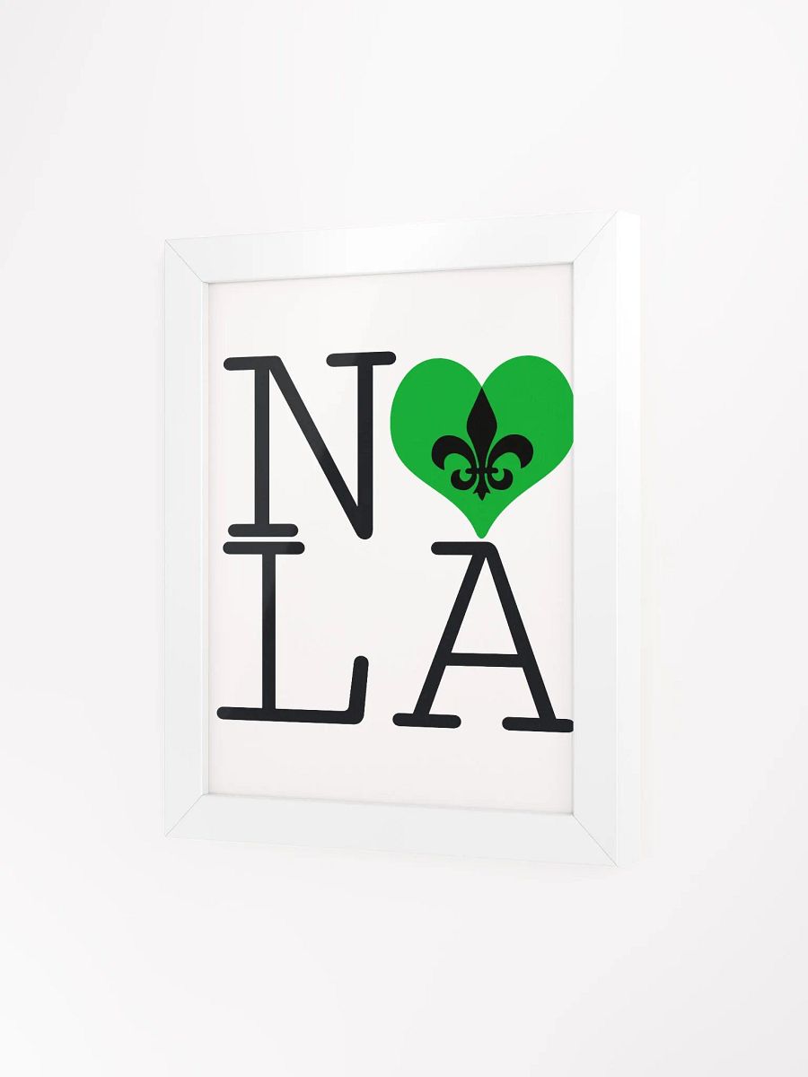 I LOVE NOLA **BIGSHOT POSTER** (GREEN HEART) product image (3)