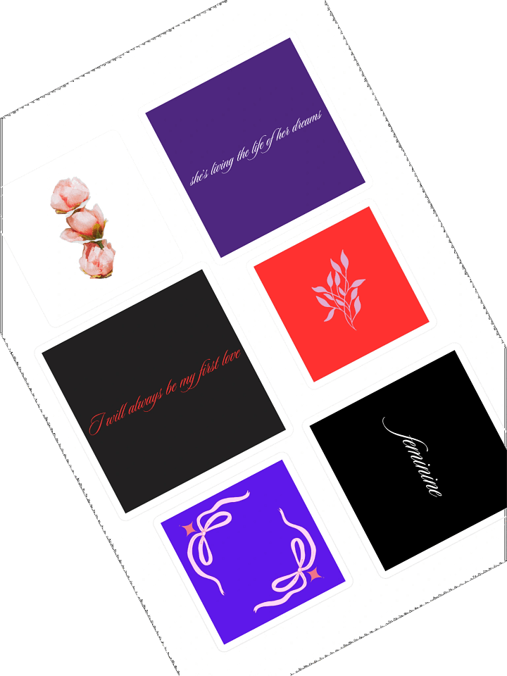 "Bloom & Empower" Sticker Collection product image (1)