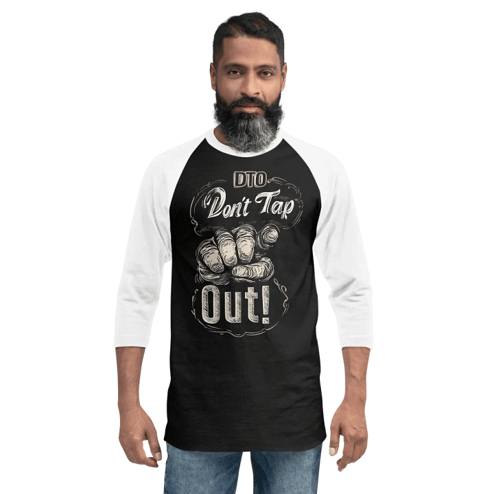 Don't Tap Out Raglan Tee product image (3)