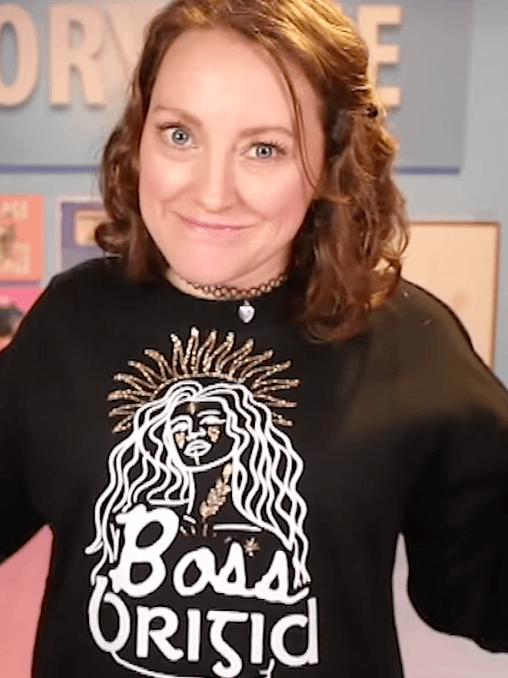 Boss Brigid ☘️ Classic Crewneck Sweatshirt in Black product image (2)