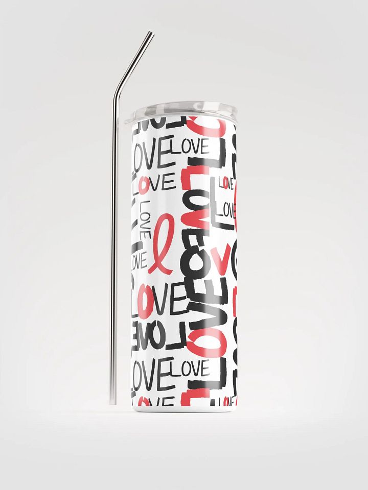 Valentine's Love Love Love Stainless Steel Tumbler: Share the Love product image (1)