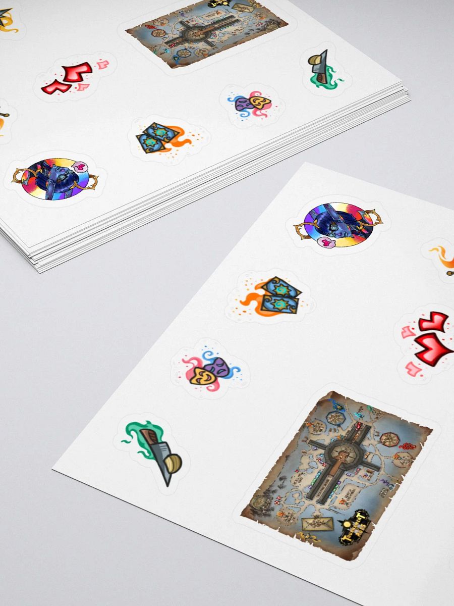 Tournament of Ages - Fairegrounds Map - Map Marker Stickers product image (4)