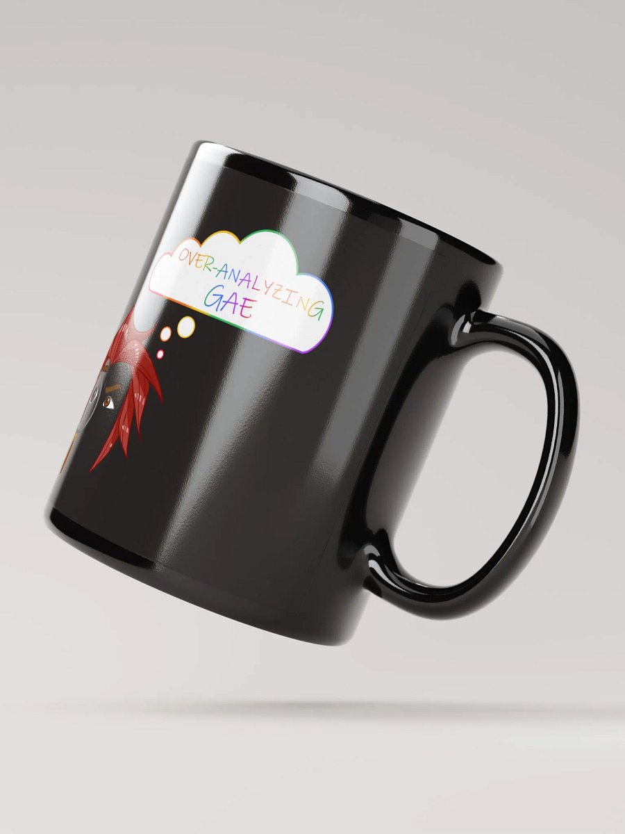 Overanalyzing Gae Black Mug product image (3)