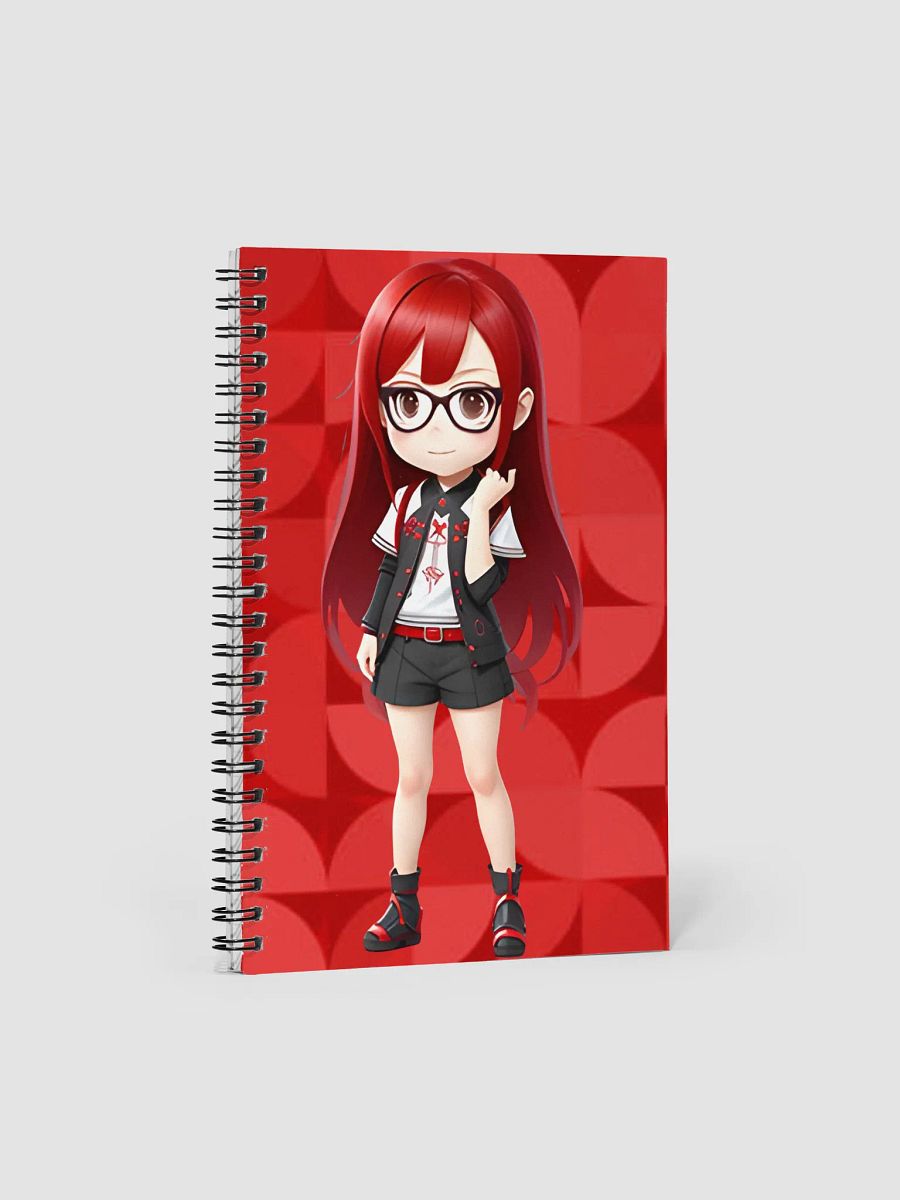 (RED CHIBI) K Spiral Notebook product image (1)