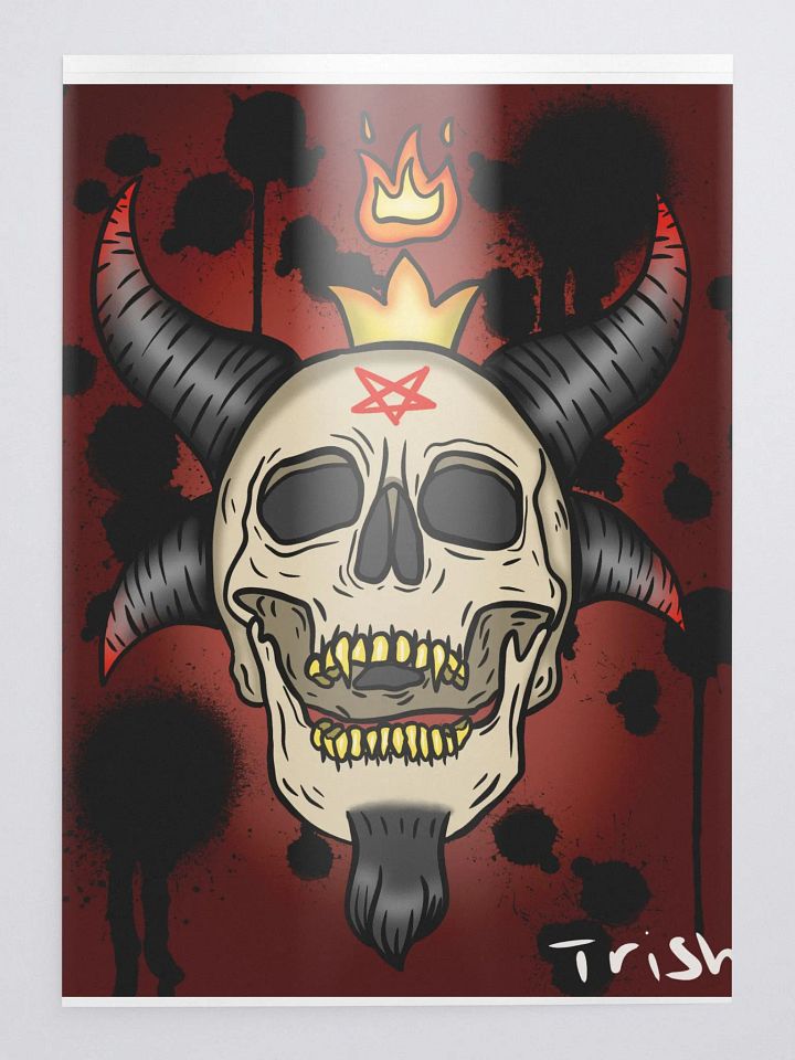Baphomet Skull Sticker product image (1)