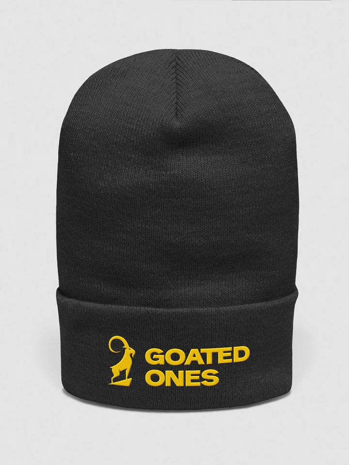 Goated Ones Logo Beanie - Gold product image (1)