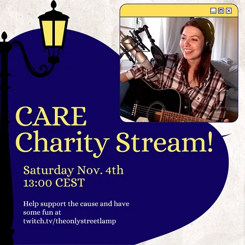 I’m doing a charity livestream this Saturday for the CARE Organisation https://www.care.org/ the leading organisation against...