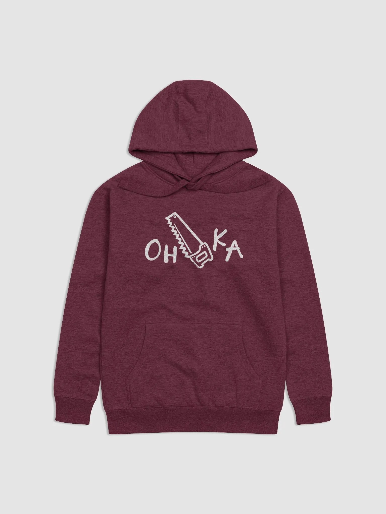 Oh-Saw-Ka (Osaka White Text) Premium Hoodie product image (1)