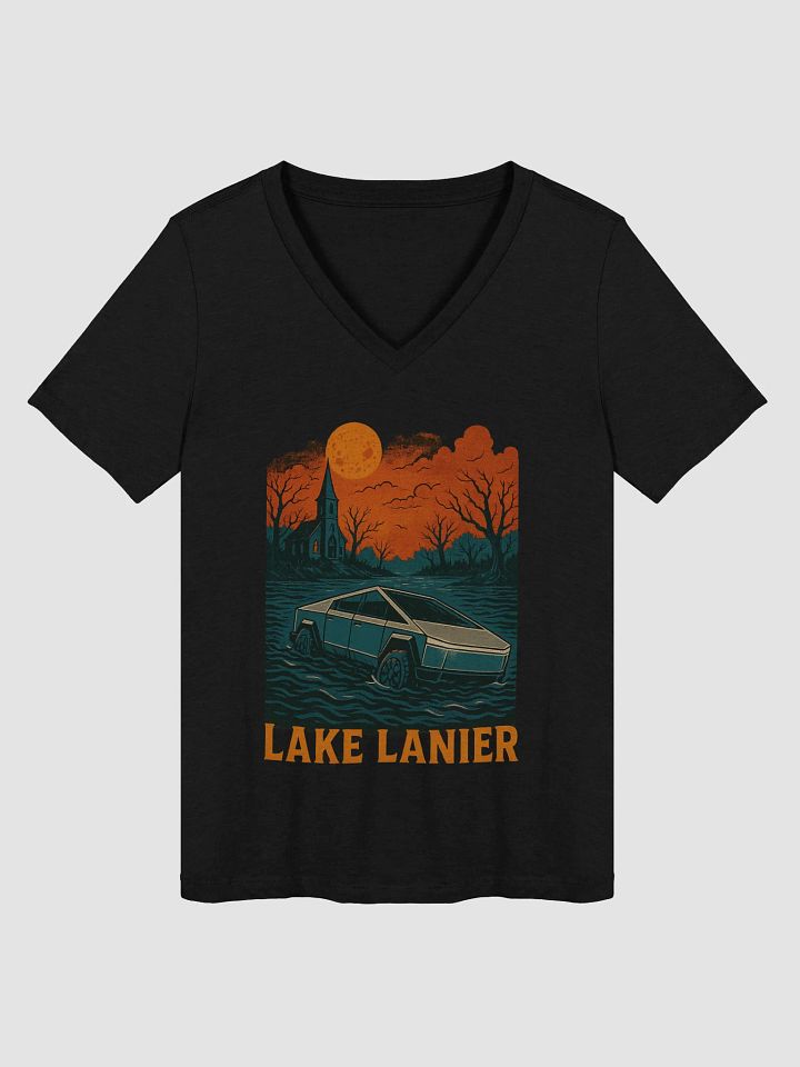 FDT Sinking Cybertruck Ladies V-Neck product image (1)