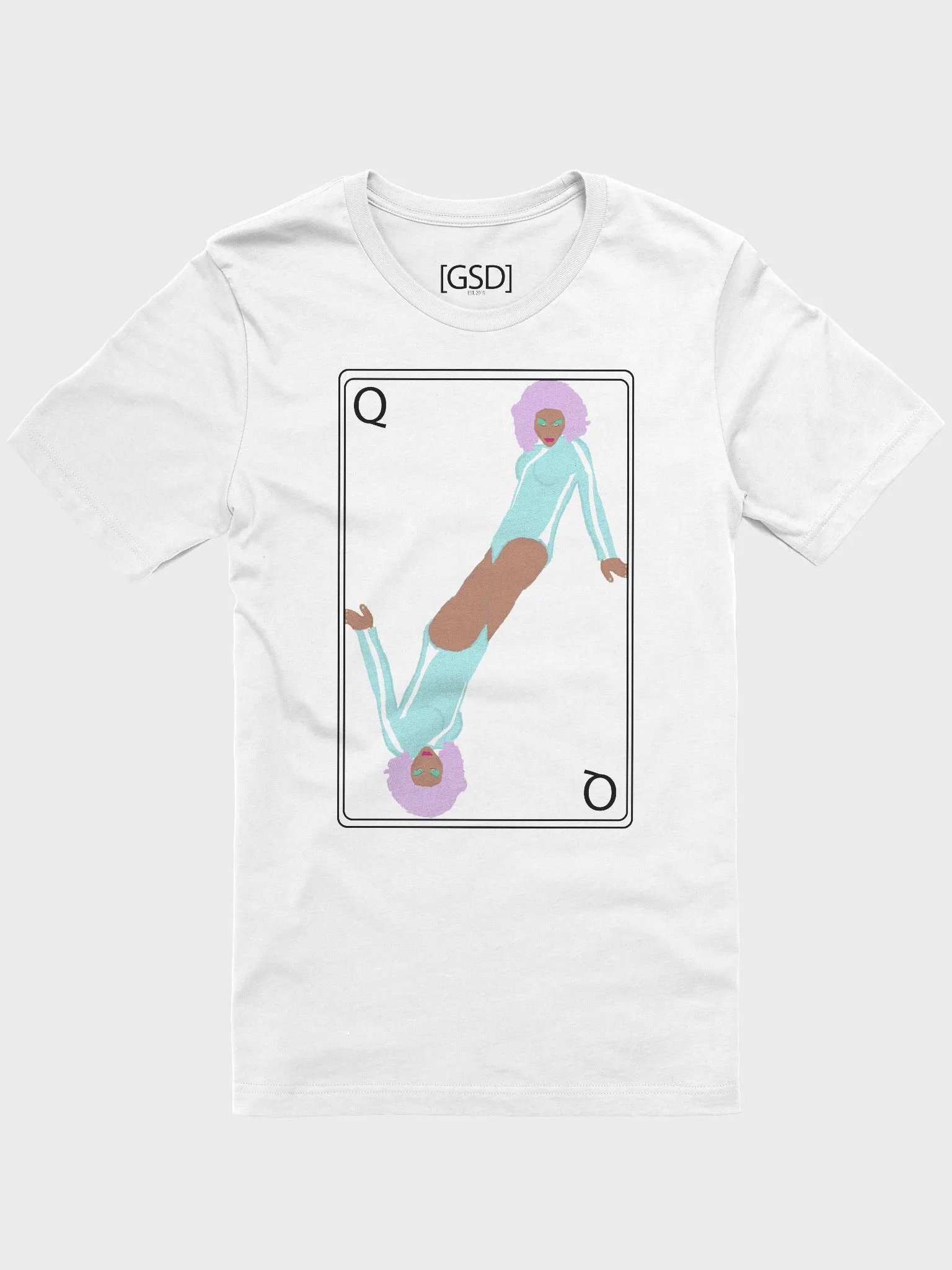 [BIG QUEEN] t-shirt on white product image (3)