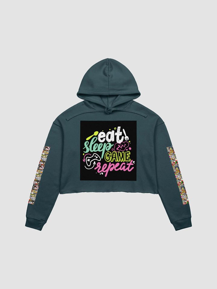 Bella+Canvas Fleece Crop Hoodie product image (4)