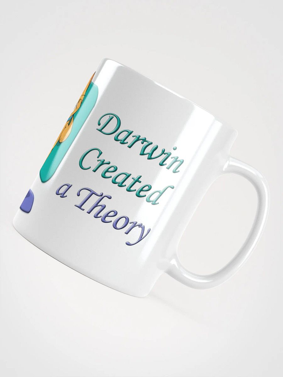 God and Darwin Cat Dance White Mug product image (6)