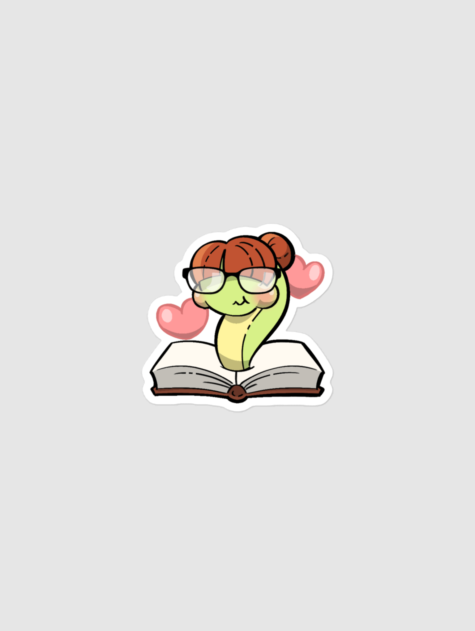Bookworm Sticker product image (1)