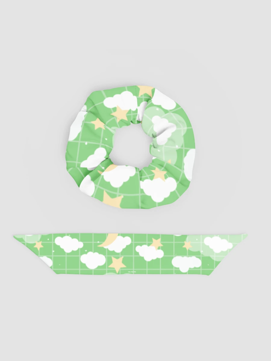 ImaginaryStory All-Over Print Scrunchie Green product image (2)