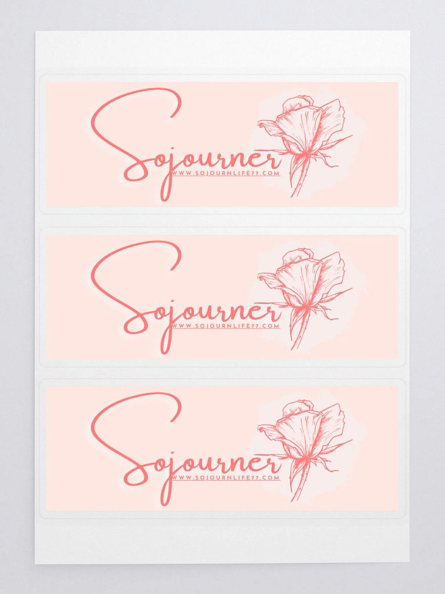 SOJOurner Flower - Kiss Cut Sticker Sheet with Background product image (3)