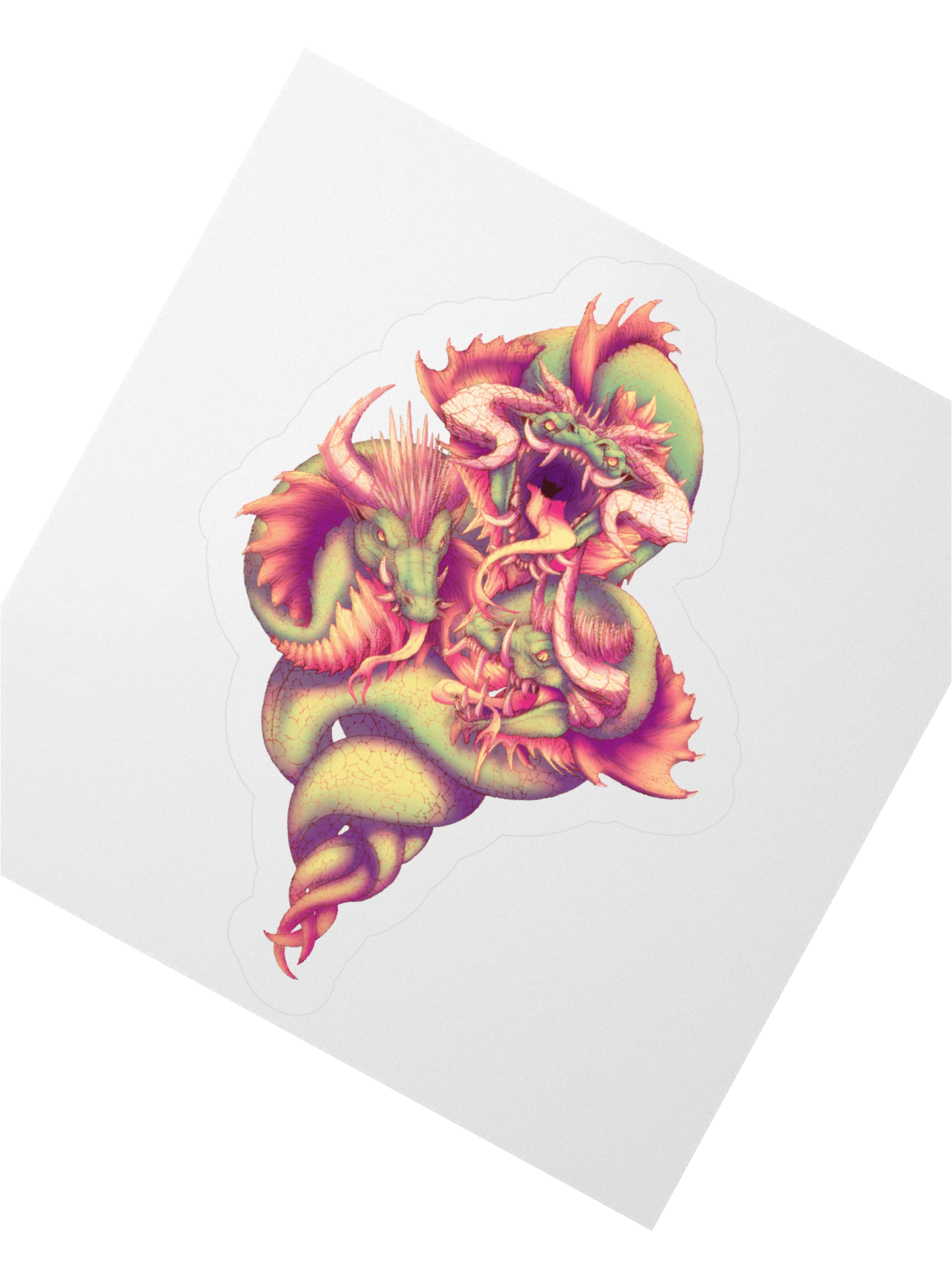 Three of Serpents - sticker product image (4)