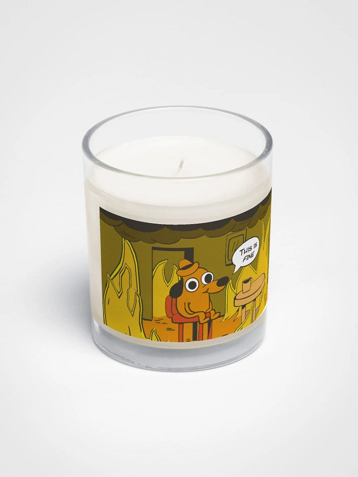THIS IS FINE Candle product image (2)