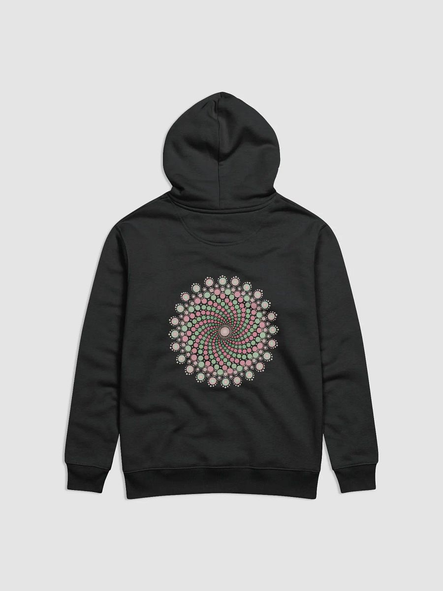 Green and Pink Mandala Unisex Eco Hoodie product image (2)