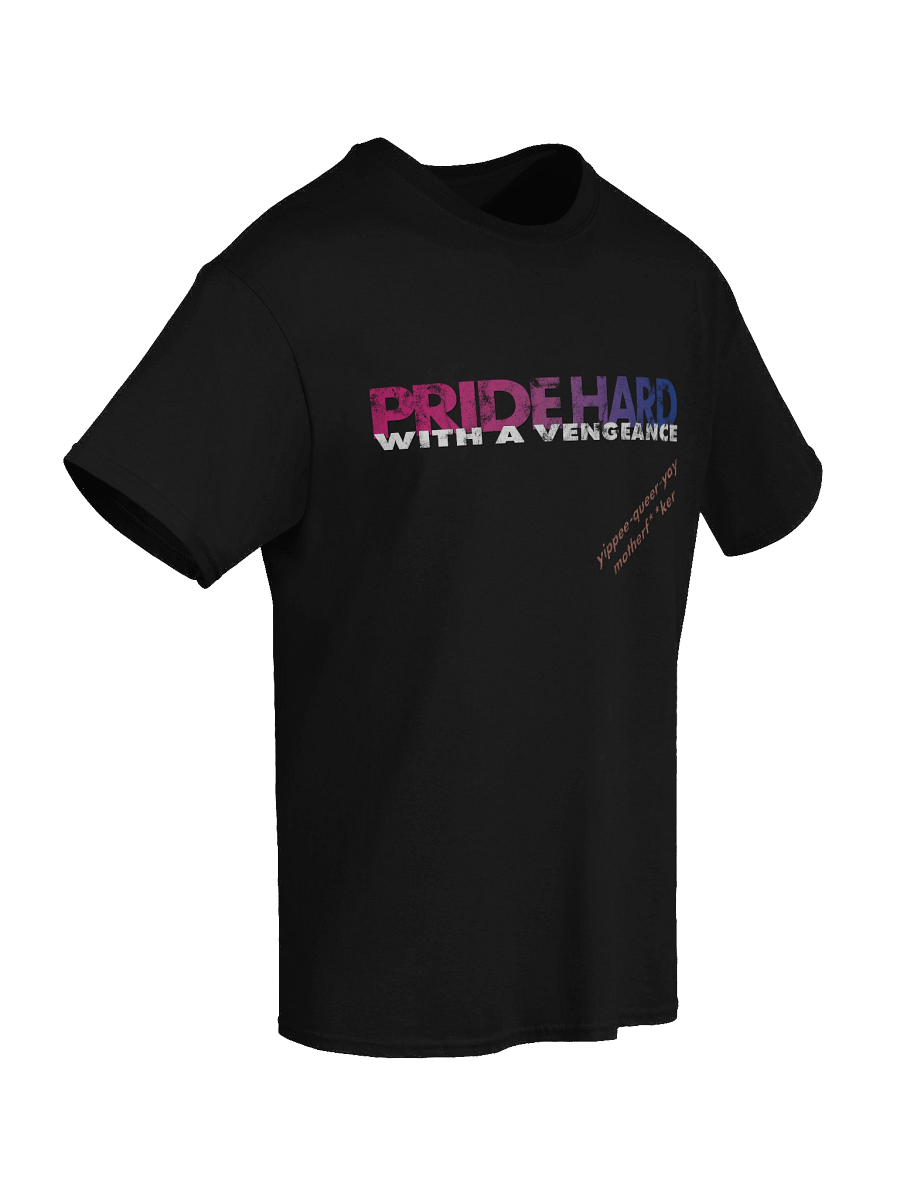 Bisexual "Pride Hard" Tee product image (8)