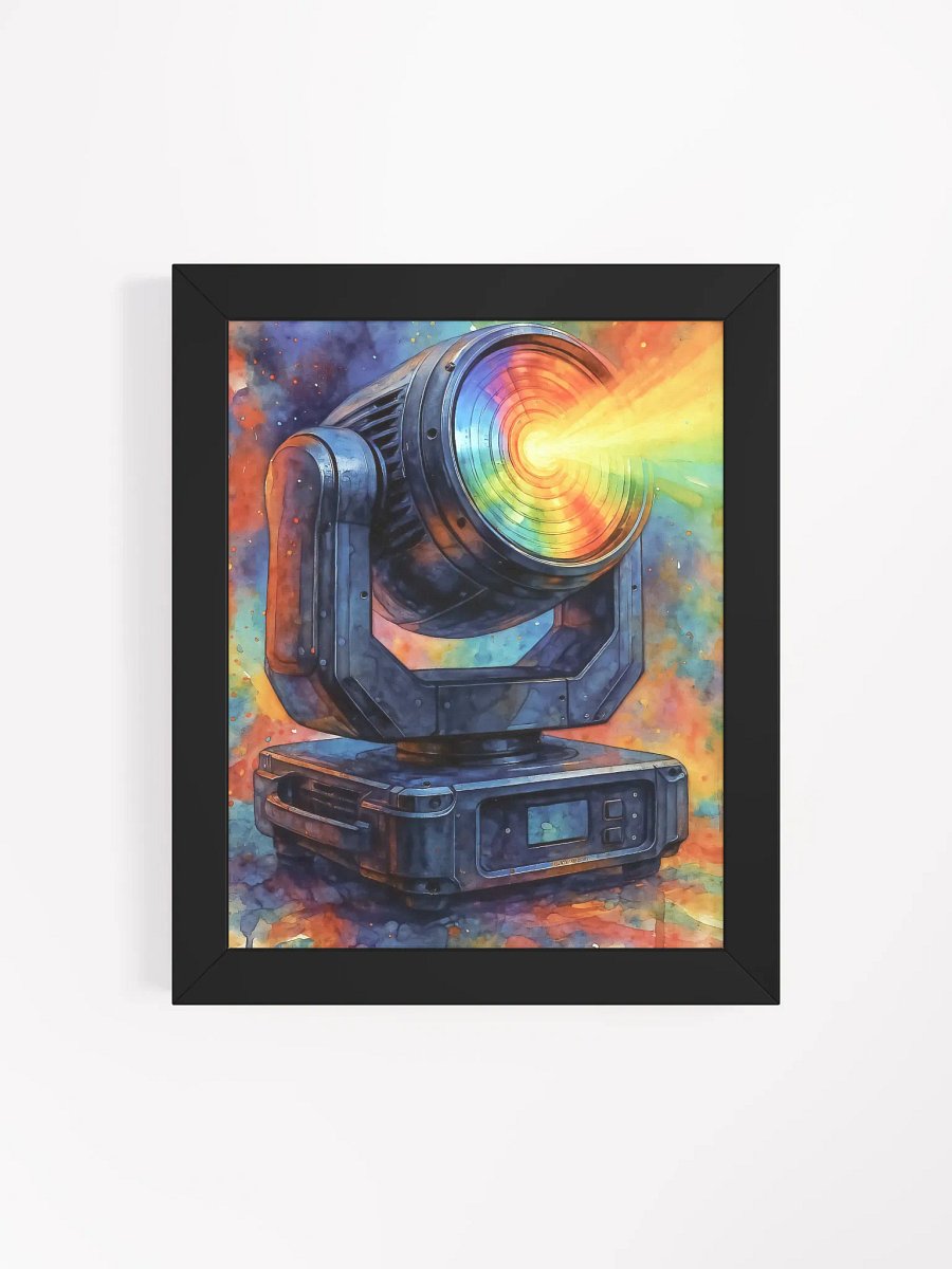 Theatrically Jerry: Abstract Prism Watercolor Moving Head Light Print product image (31)