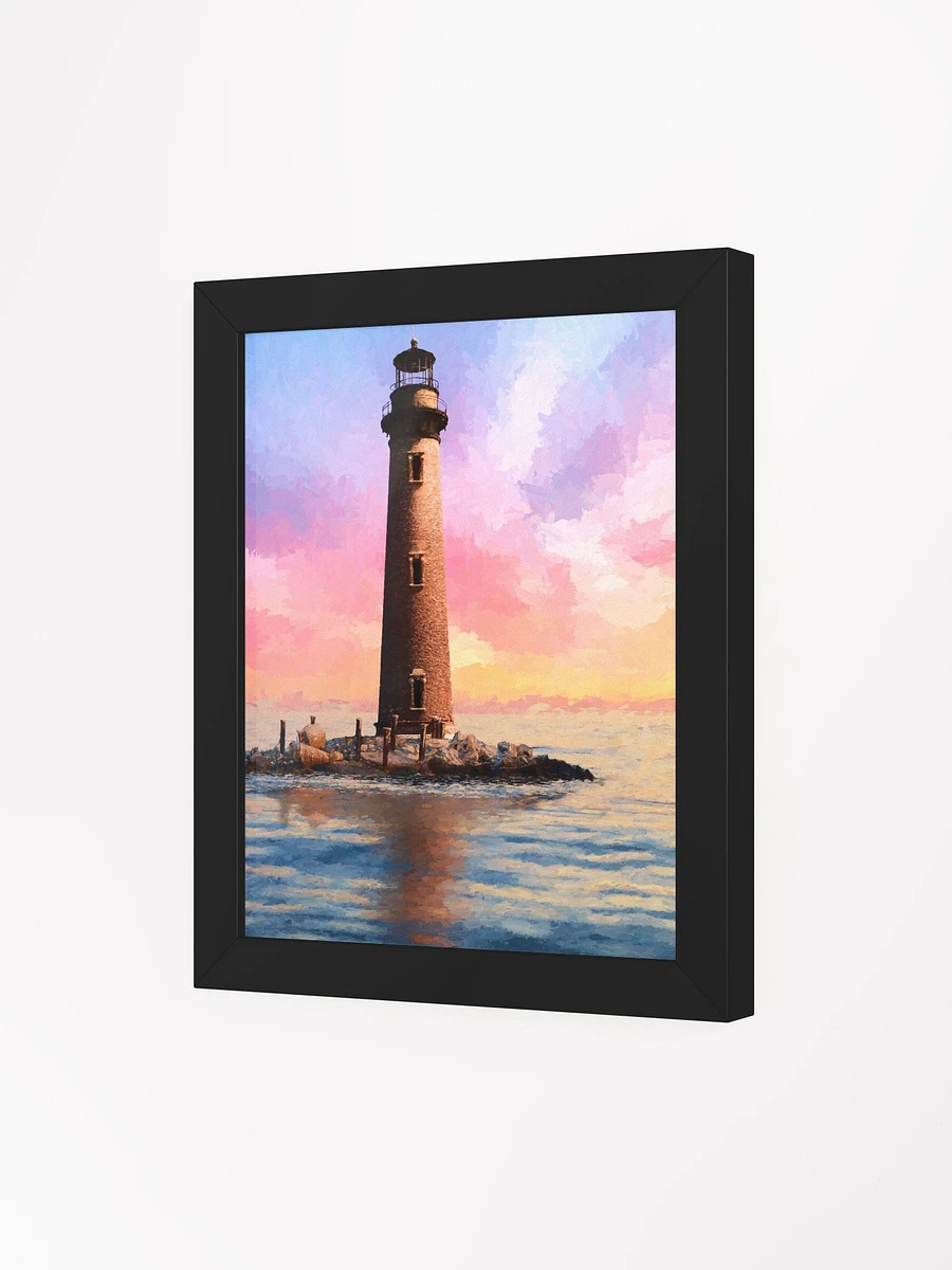 Sand Island Lighthouse – Mobile Alabama Framed Poster product image (57)