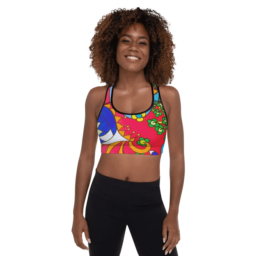 Ethereal Vision All-Over Print Sports Bra product image (2)