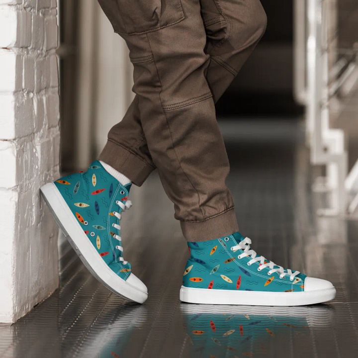 Wave Rider - Mens High Top Canvas Shoes product image (1)