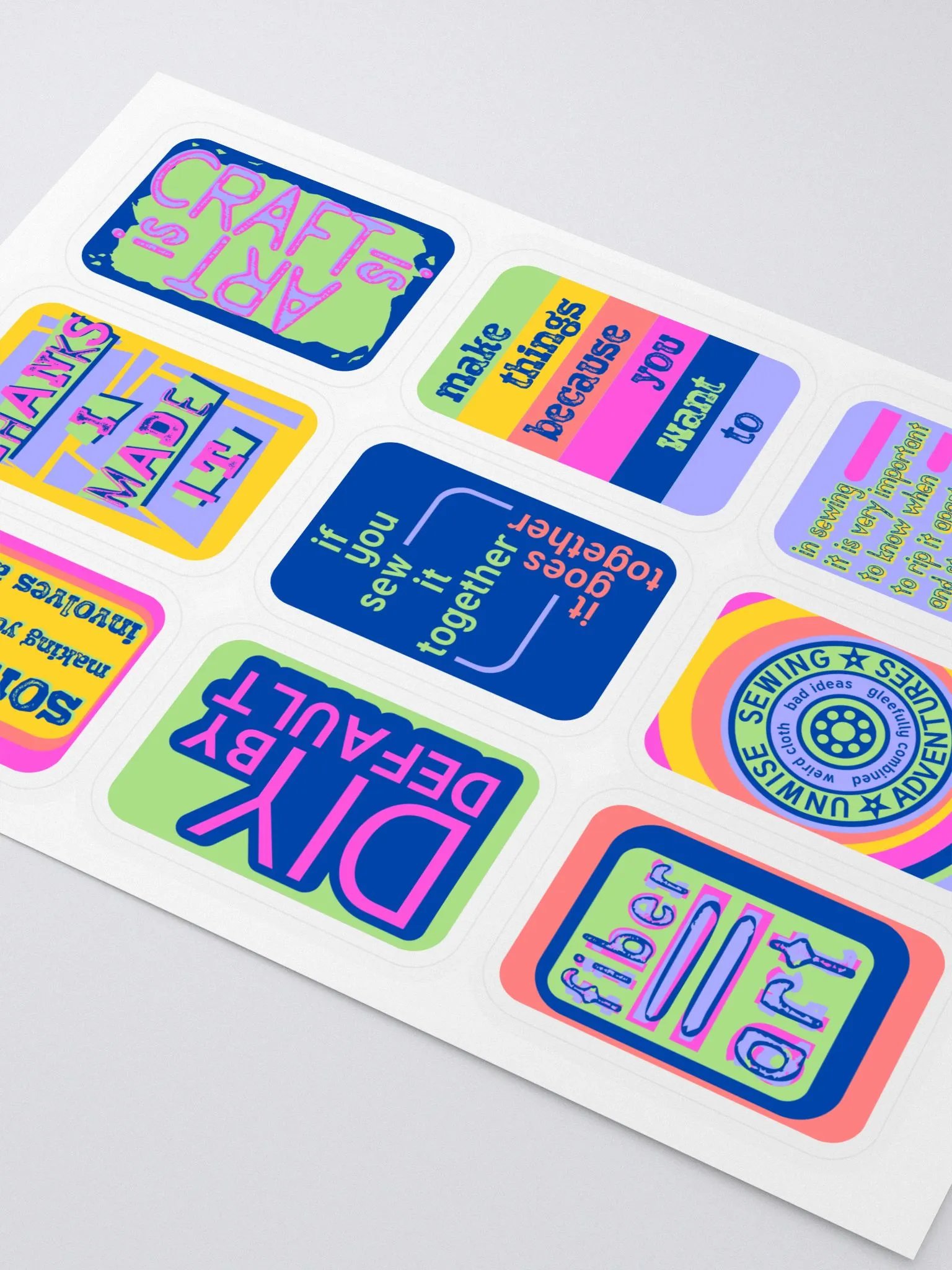 Sew Adventure Sticker Sheet product image (2)