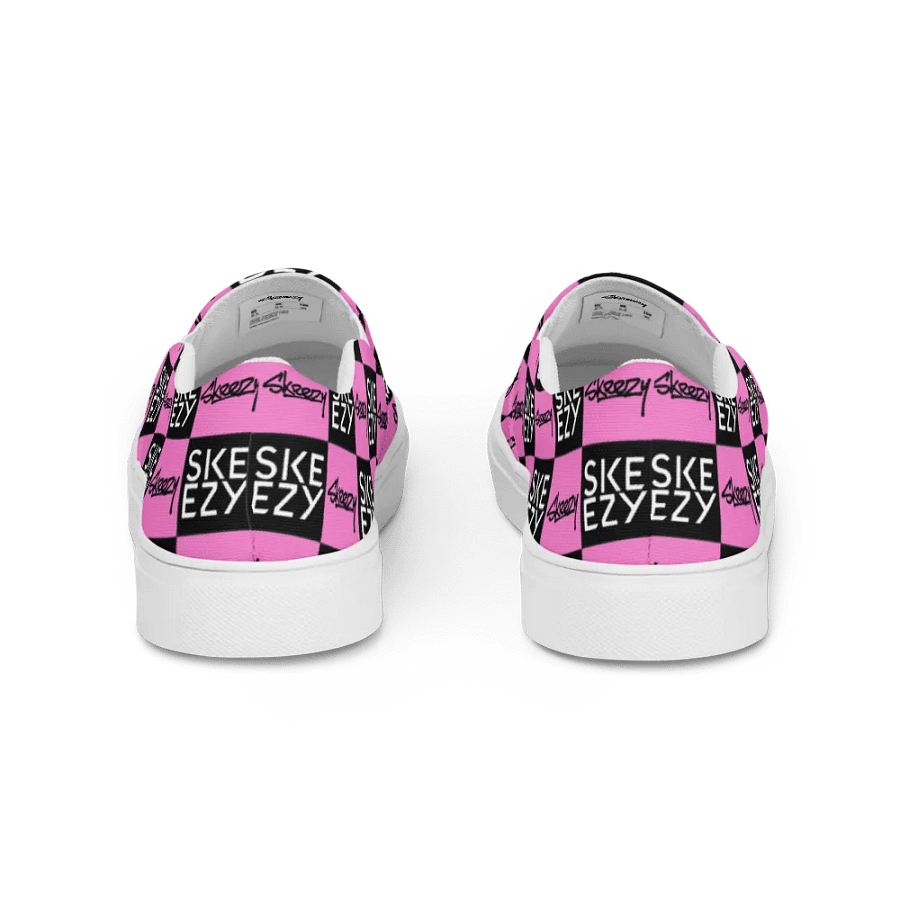 Checkered Skeezy Slip-Ons (womens) BLK/PNK product image (3)