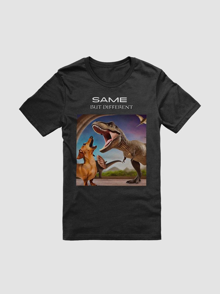 Same But Different - Dino & Dachshund Duo T-Shirt product image (1)