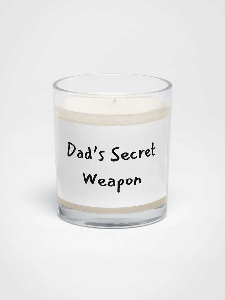 "Dad's Secret Weapon" Meme Candle product image (1)