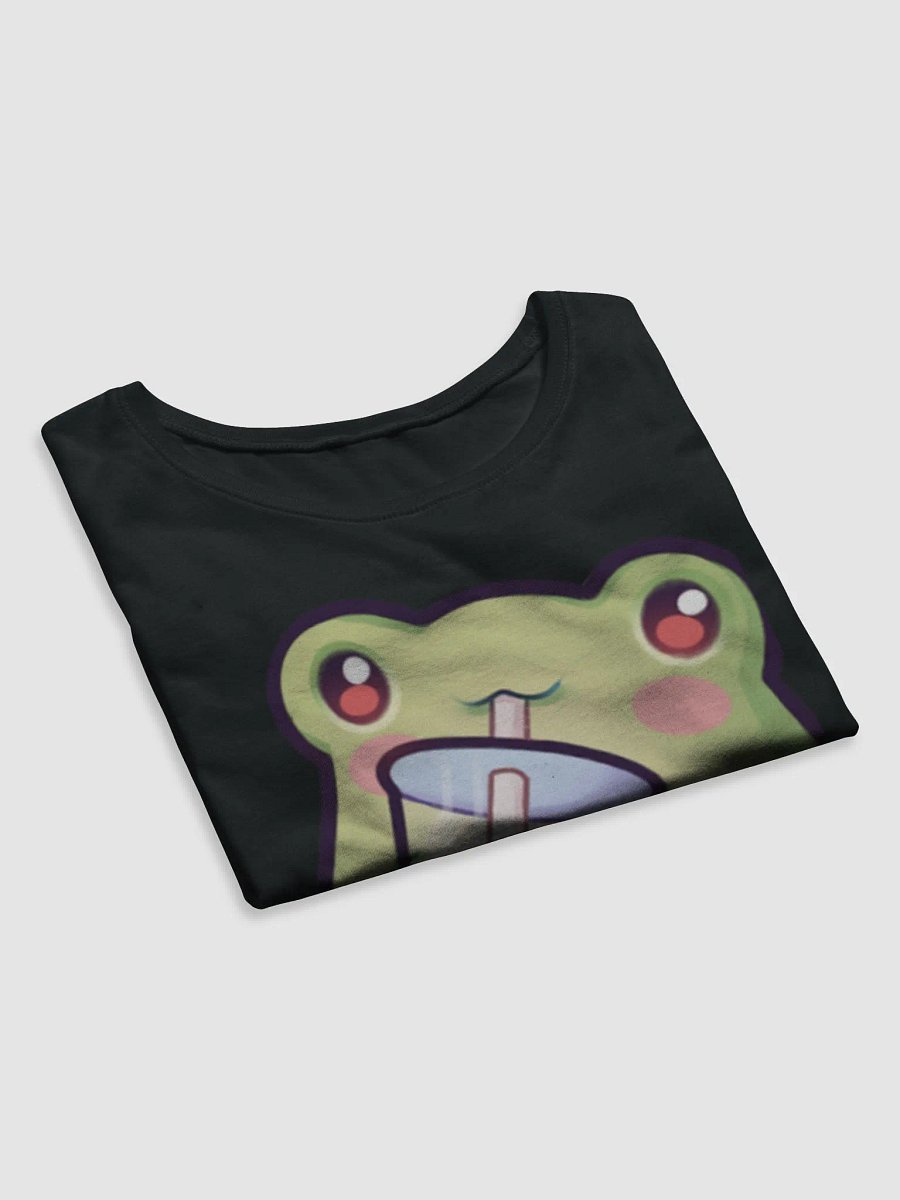 Whimsical Frog Boba Tea Crop Tee product image (7)