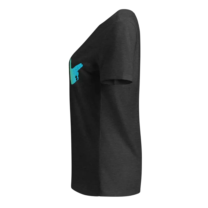 Finger Guns (pan flag) V Neck product image (13)